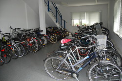 Fahrräder im Fundbüro