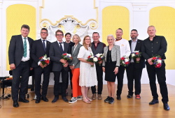 Unternehmerehrung 2022 der Hanse- und Universitätsstadt Rostock im Festsaal des Rathauses.