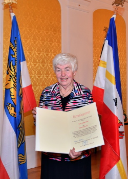 Dietlind Glüer ist Rostocks erste Ehrenbürgerin.