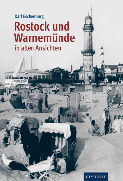 Hinstorff Bildband Rostock und Warnemünde, Titelblatt mit Leuchtturm Warnemünde