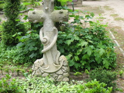Grabstein auf dem Neuen Friedhof Warnemünde