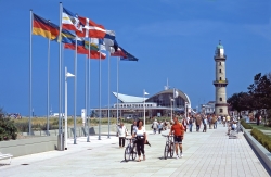 Beach promenade of Warnemünde