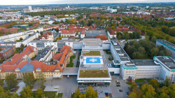 Luftbild Universitätsmedizin Rostock Campus Schillingallee