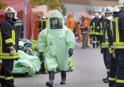 Übung Feuerwehr/Katastrophenschutz