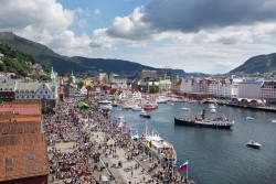 Opening day for the 36th International Hanseatic Days in Bergen
