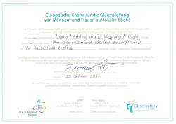 Unterzeichnete EU-Charta