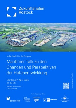 Zukunftshafen Rostock: Maritimer Talk zur Hafenentwicklung