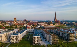 Blick aufs Petriviertel und Altstadt