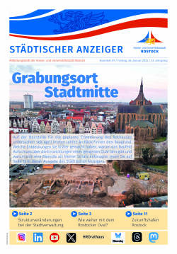Titelseite der Ausgabe 1/2024 des Städtischen Anzeigers vom 26. Januar 2024