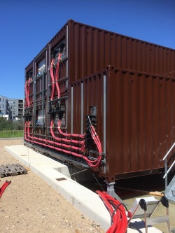 Container der Umrichterstation