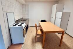 Küche in der Gemeinschaftsunterkunft Südstadt