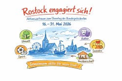 Ehrentag des Bundespräsidenten: Rostock ruft zur Beteiligung am Aktionszeitraum vom 16. bis 31. Mai 2026 auf