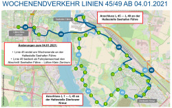 Fahrplanwechsel am 4. Januar 2021