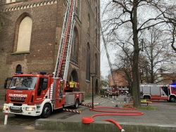 Brandschutzübung in St. Marien am 14. November 2020.