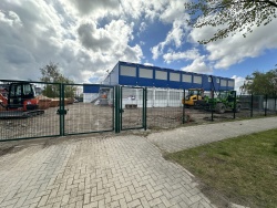 Künftige Gemeinschaftsunterkunft im Osthafen.