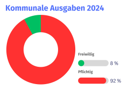 Kommunale Ausgaben 2024 (pflichtig und freiwillig)