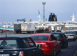 Fähranleger am Überseehafen