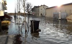 Hochwasser am 2. Januar 2019 im Fischerbruch