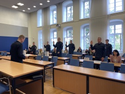 Vereidigung von sechs neuen Brandmeisteranwärter 