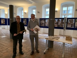 Aufbau der Ausstellung 