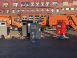 Solarpapierkörbe