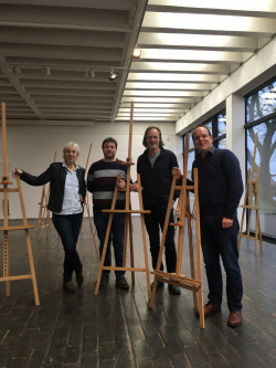 Dr. Kathrin Möller, Leiterin des Schiffbau- und Schifffahrtsmuseums, Christoph Wegner, Leiter des Heimatmuseums Warnemünde, Dr. Jörg-Uwe Neumann, Leiter der Kunsthalle Rostock und Dr. Steffen Stuth, Leiter des Kulturhistorischen Museums (v.l.) bieten in ihren Einrichtungen auch in diesem Jahr wieder ein anspruchsvolles Programm.  
