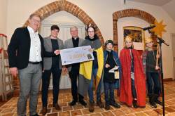 Sternsinger-Aktion 2024 zu Gast im Rostocker Rathaus.
