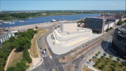 Visualisierung Volkstheater-Neubau (Stand: September 2023)