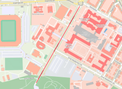 Übersichtskarte zur Baustelle Schillingallee.