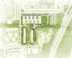 Zollhochschule in Rostock - Lageplan