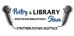 Logo 1. Rostocker Bibliotheks-Slam