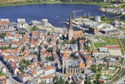 Luftbild Nikolaikirche Rostock (Hansestadt Rostock/nordlicht