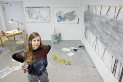 Offene Ateliers mit Stipendiatinnen der Hansestadt - Ellen Möckel 