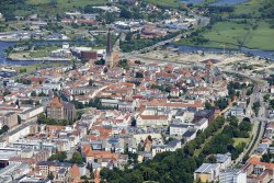 Luftbild Innenstadt Hansestadt Rostock