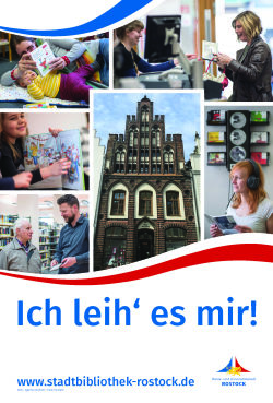 Ich leih`es mir! - Stadtbibliothek Rostock