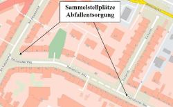 Sammelstellplätze Abfallentsorgung Patriotischer Weg