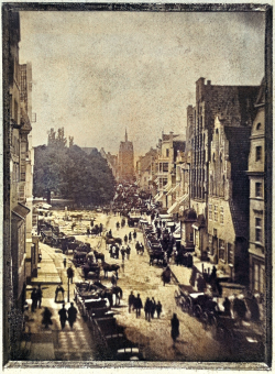 Historischer Blick auf die heutige Kröpeliner Straße.