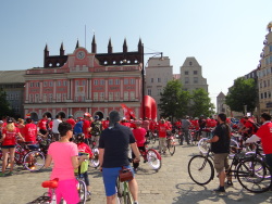 Stadtradeln auf dem Neuen Markt. (2021)