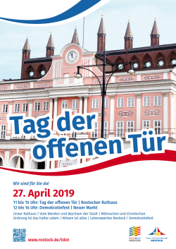 Poster Tag der offenen Tür 27. April 2019