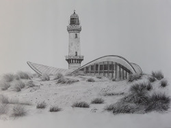 Ansicht Teepott mit Leuchtturm, Michael Plate