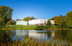 Kunsthalle - Außenansicht Herbst