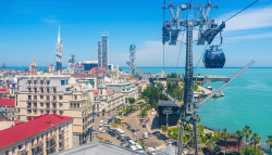 View of Batumi from cable car
