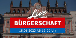 Bürgerschaftssitzung im Livestream