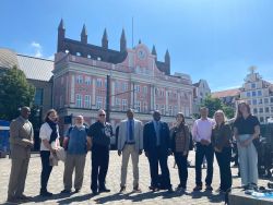 Die Delegation aus Savannah besucht Rostock.