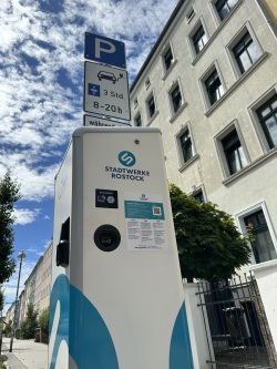 E-Ladestellplatz in der Fritz-Reuter-Straße 