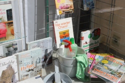 Schaufenster der Zentralbibliothek.