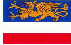 Flagge der Hanse- und Universitätsstadt Rostock