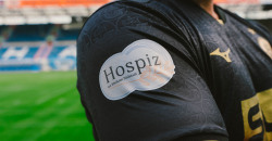 Hansatrikot mit Hospiz-Logo