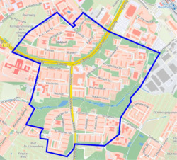 Karte der Südstadt
