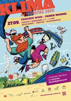 Plakat Klima-Aktionstages am Sonnabend, 27. September 2025